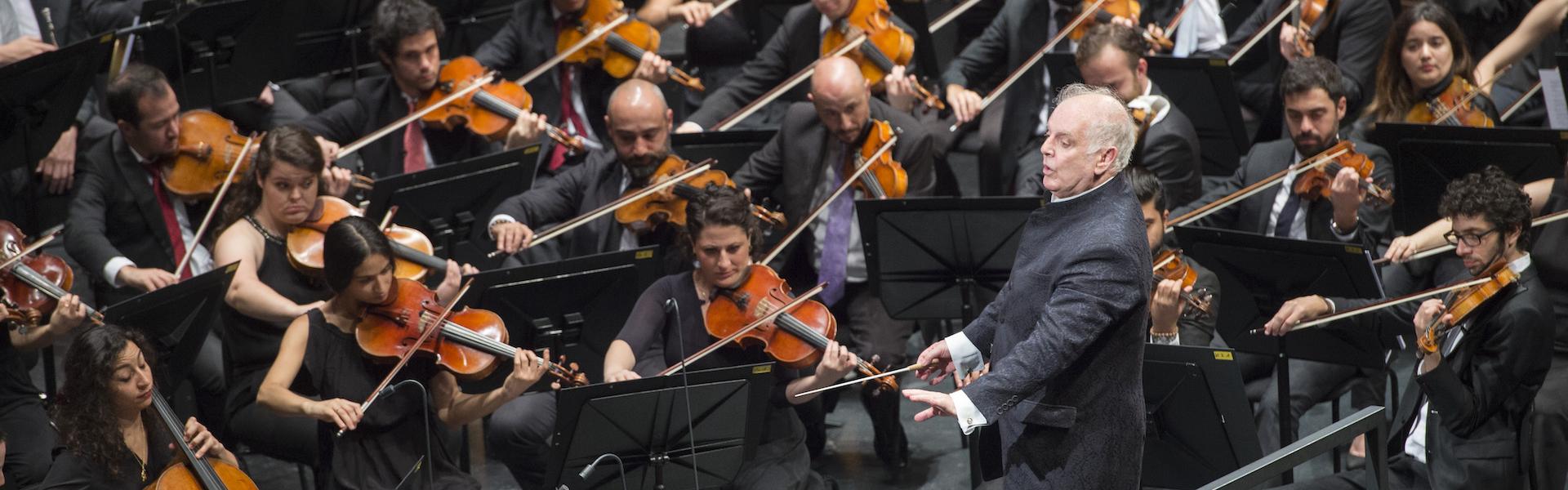 West-Eastern Divan Orchestra conducted by Daniel Barenboim
